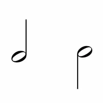examples of note stems