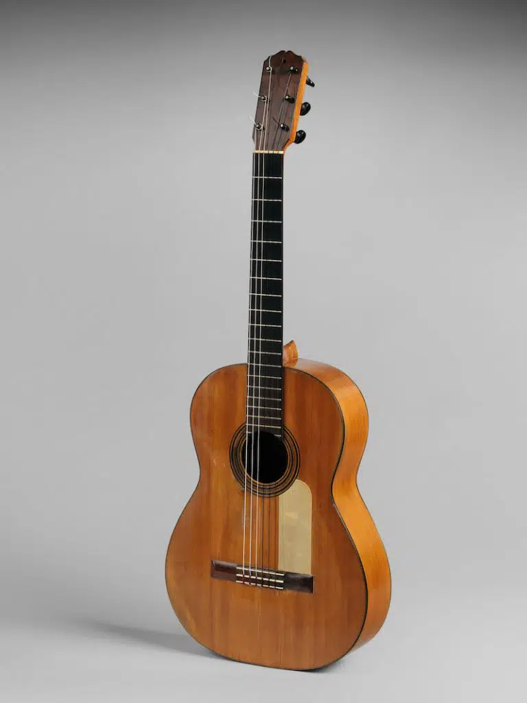 a flamenco guitar
