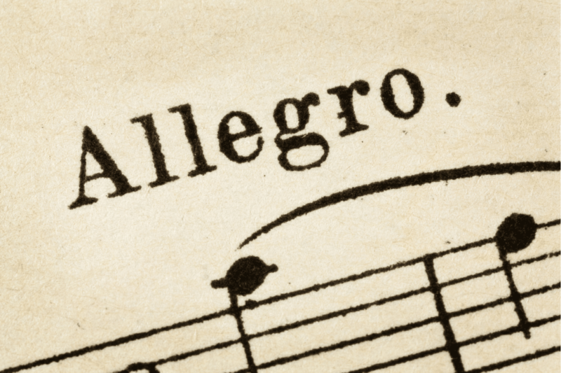 What Does Allegro Mean In Music? Definition And Examples