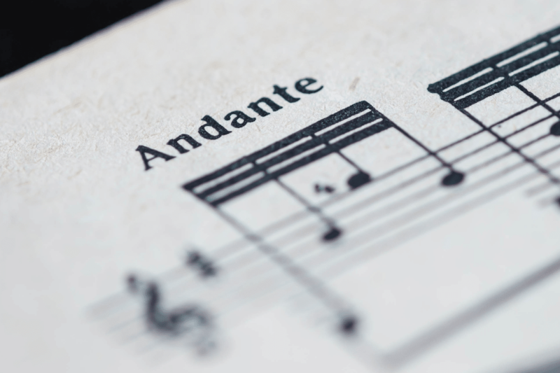 What Does Andante Mean In Music? Definition & Examples